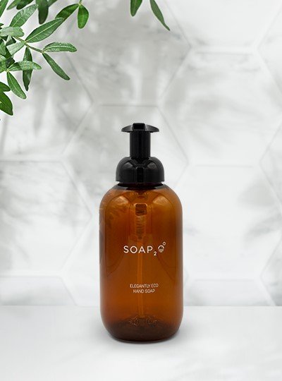 Bouteille Élégance Ambré Savon Mousse